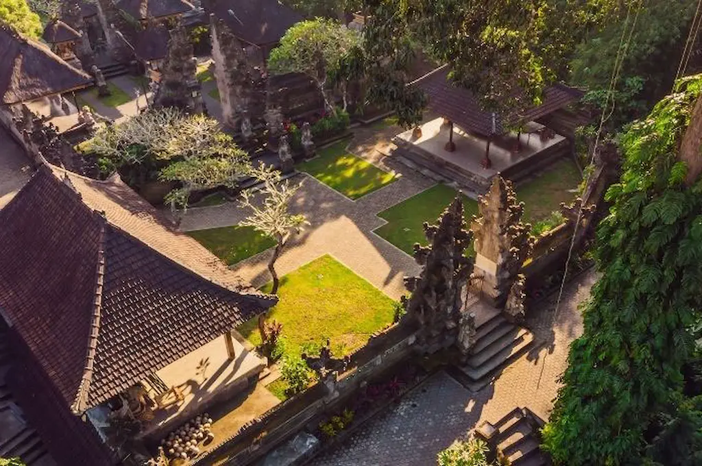 Instagrammable Spot for Stone Carvings, Green Trees, and a Peaceful Atmosphere in Ubud